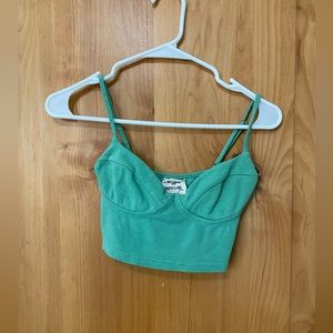 Teal billabong Steph Claire smith crop tank